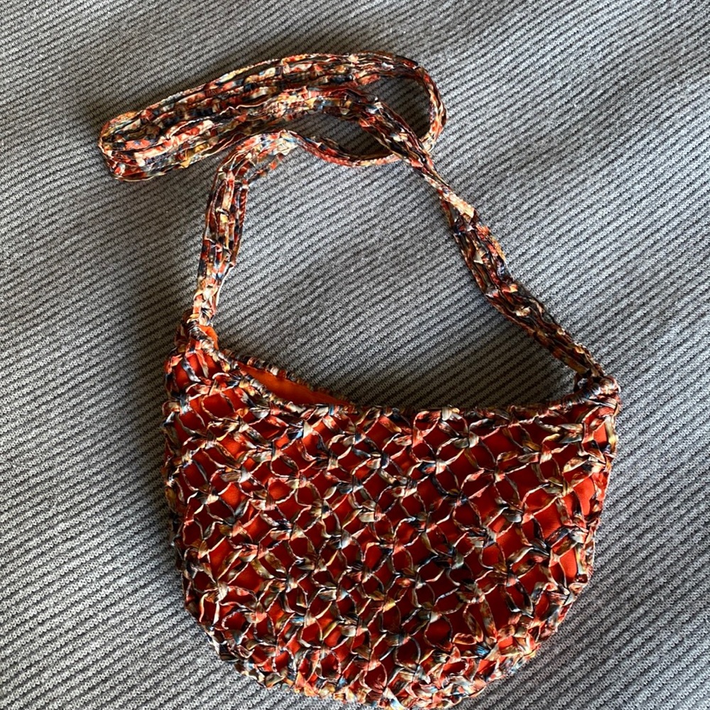 Orange Mesh Multi-Color Jessica Simpson Purse